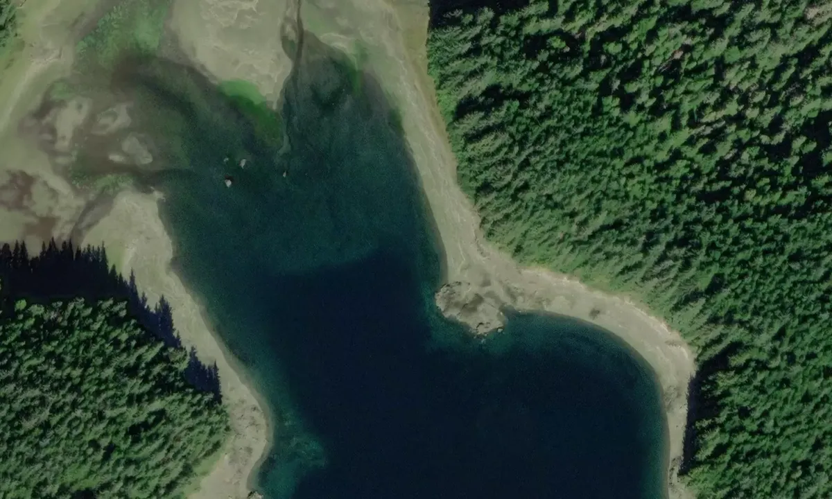 Satelite image of Cabin Point Cove