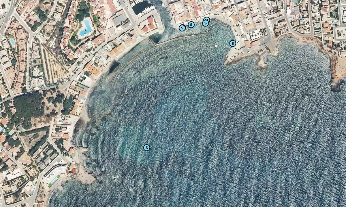 Satelite image of Cabo de Palos South