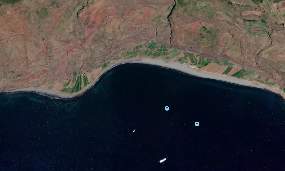 Satelite image of Cabo Girão