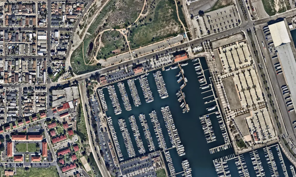 Flyfoto av Cabrillo Beach Yacht Club