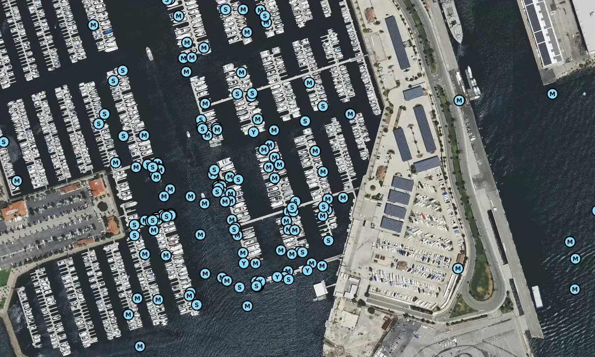 Satelite image of Cabrillo Way Marina