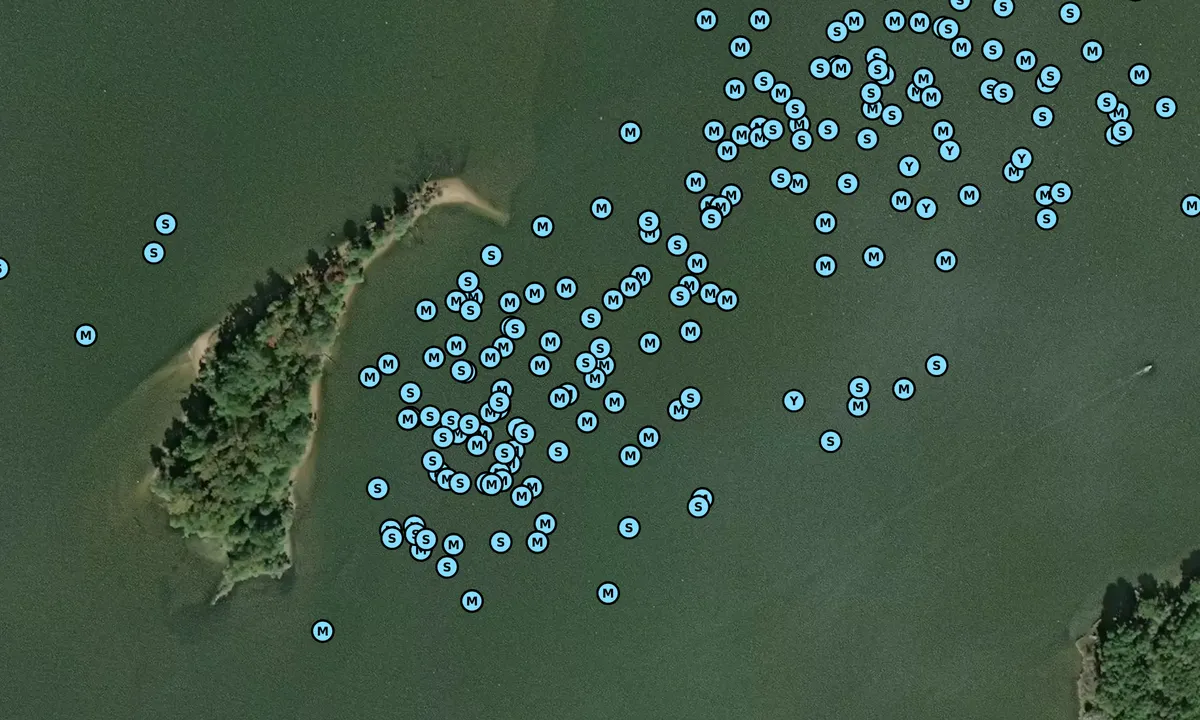 Satelite image of Cacaway Island