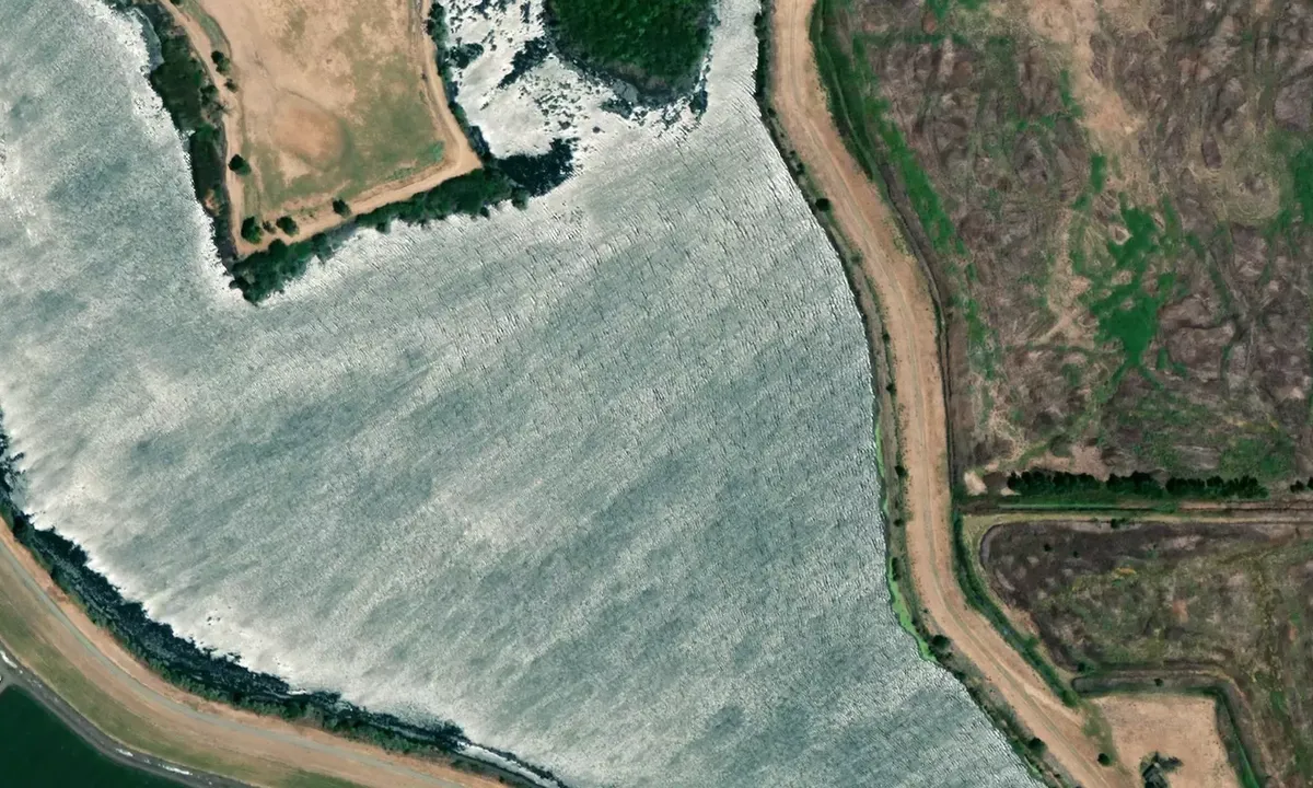 Satelite image of Cache Slough