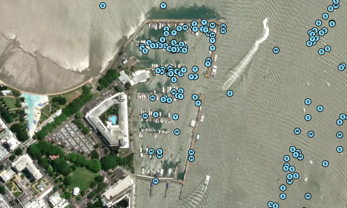 Satelite image of Cairns Marlin Marina - Cairns City
