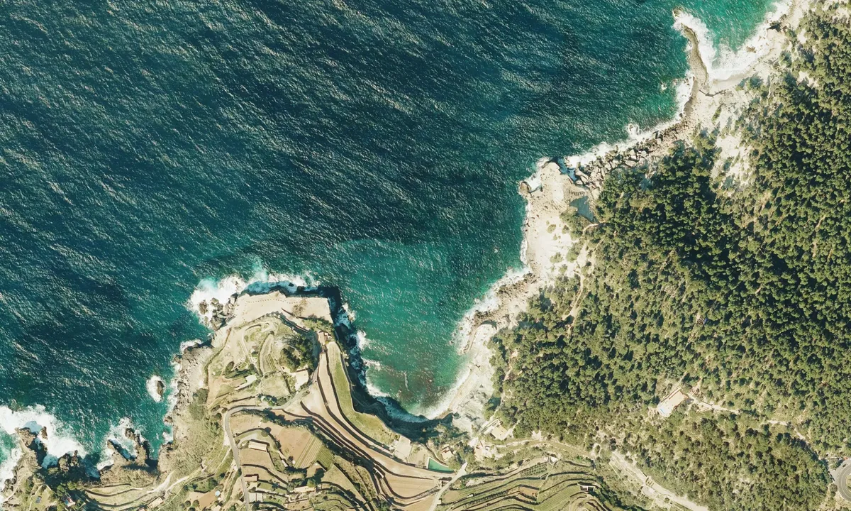Flyfoto av Cala Banyabulfar