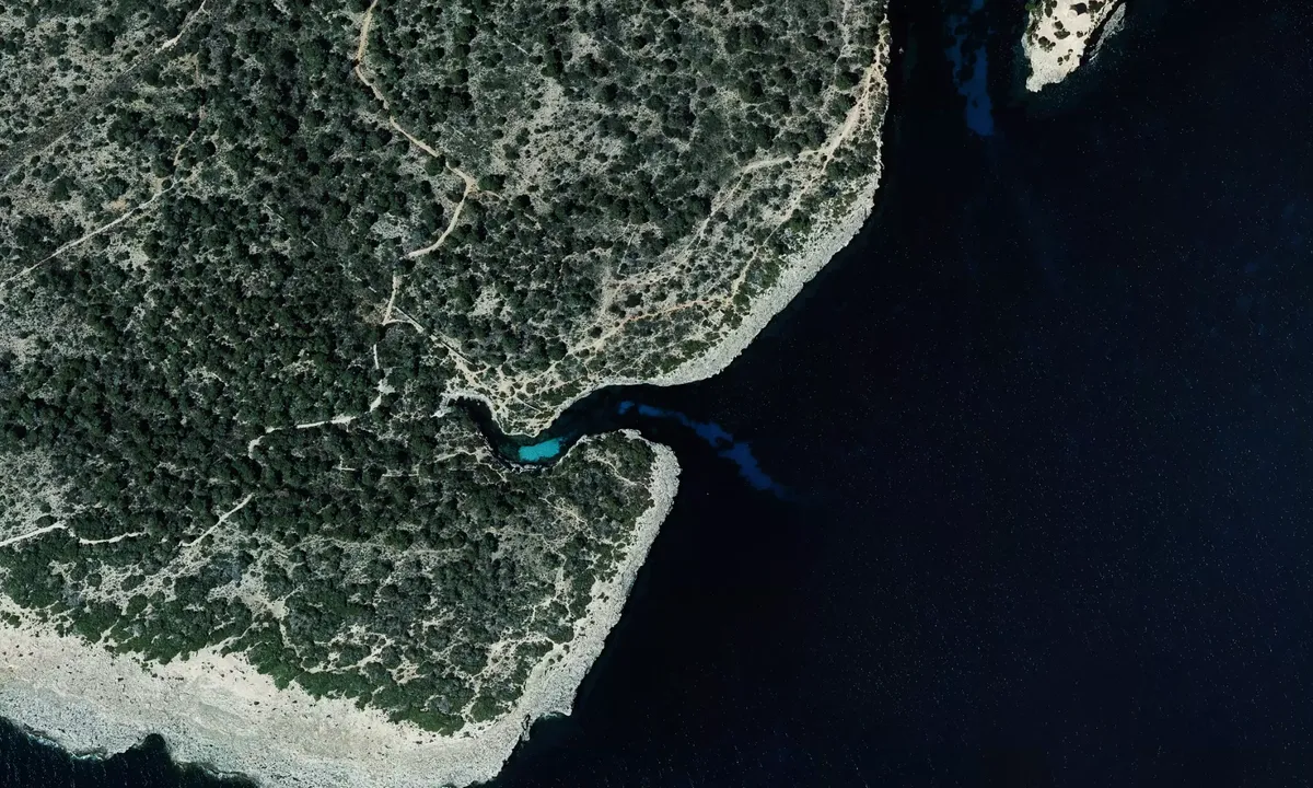 Flyfoto av Cala Beltràn
