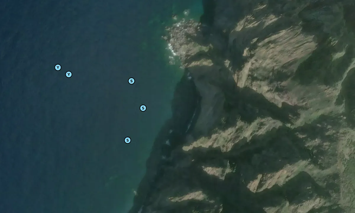 Satelite image of Cala Bianca