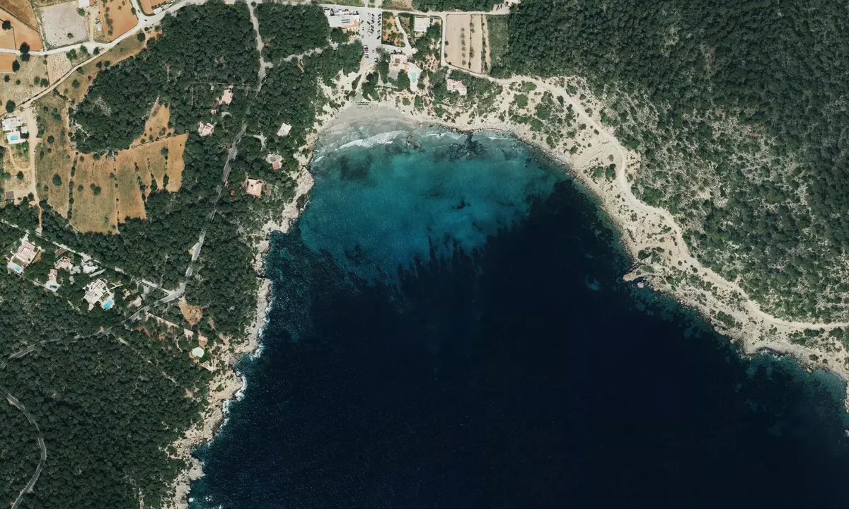Flyfoto av Cala Boix