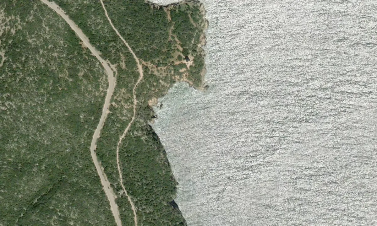 Satelite image of Cala Calcina