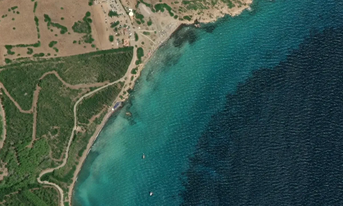 Flyfoto av Cala Coaquaddus
