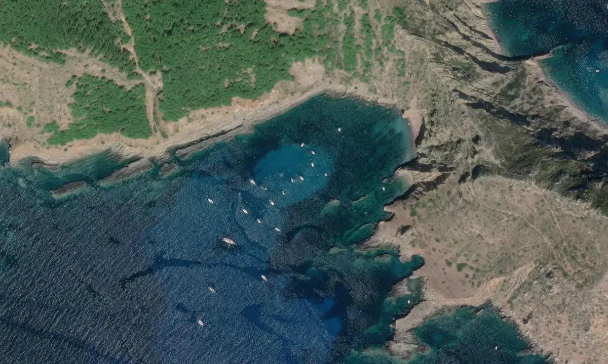 Flyfoto av Cala Conca