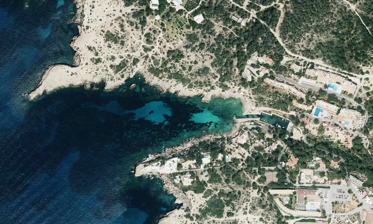 Flyfoto av Cala Corral