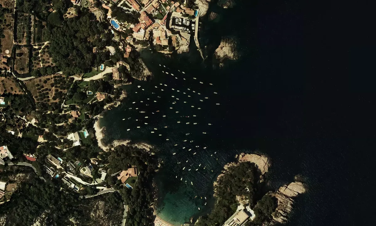 Flyfoto av Cala de Aiguablava
