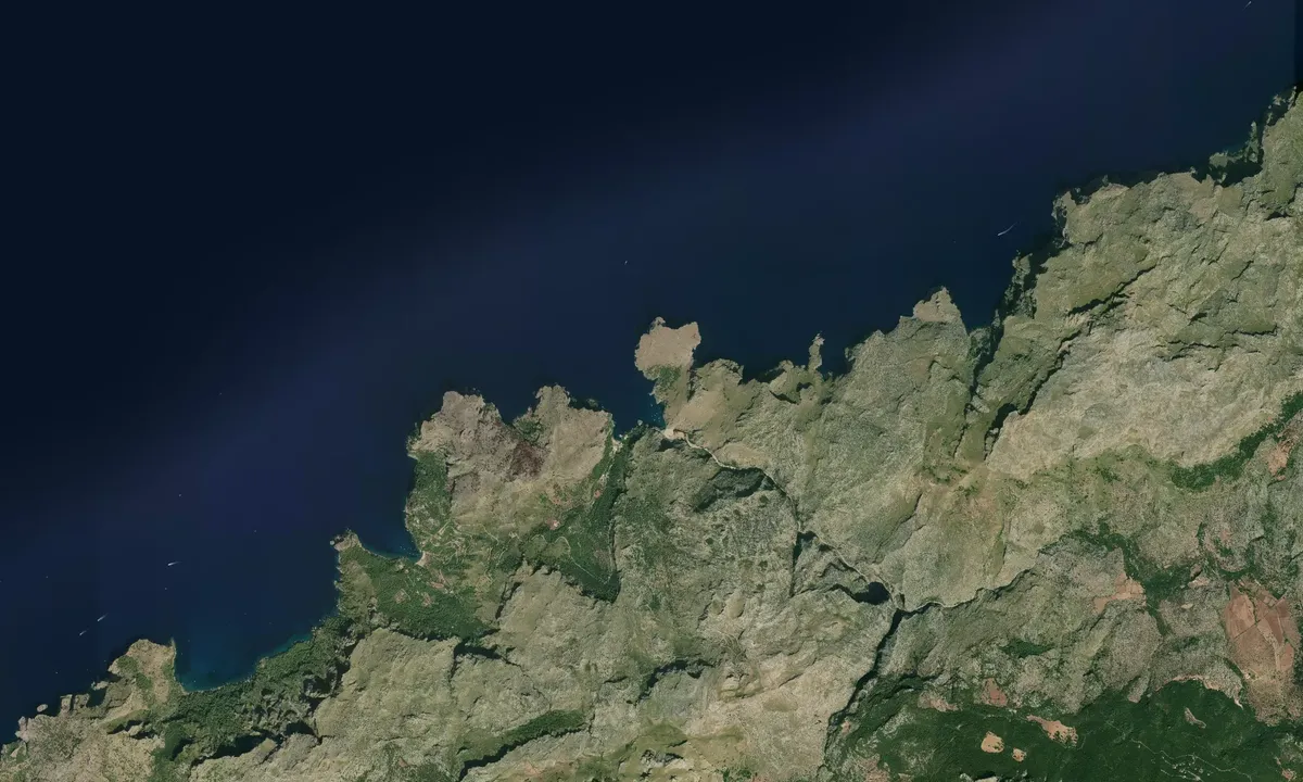 Flyfoto av Cala de Calobra