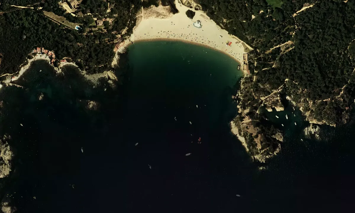 Flyfoto av Cala de Castell