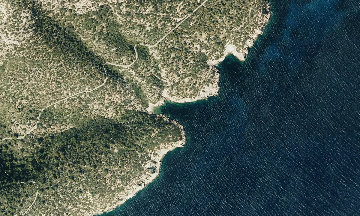 Flyfoto av Cala de Cucó