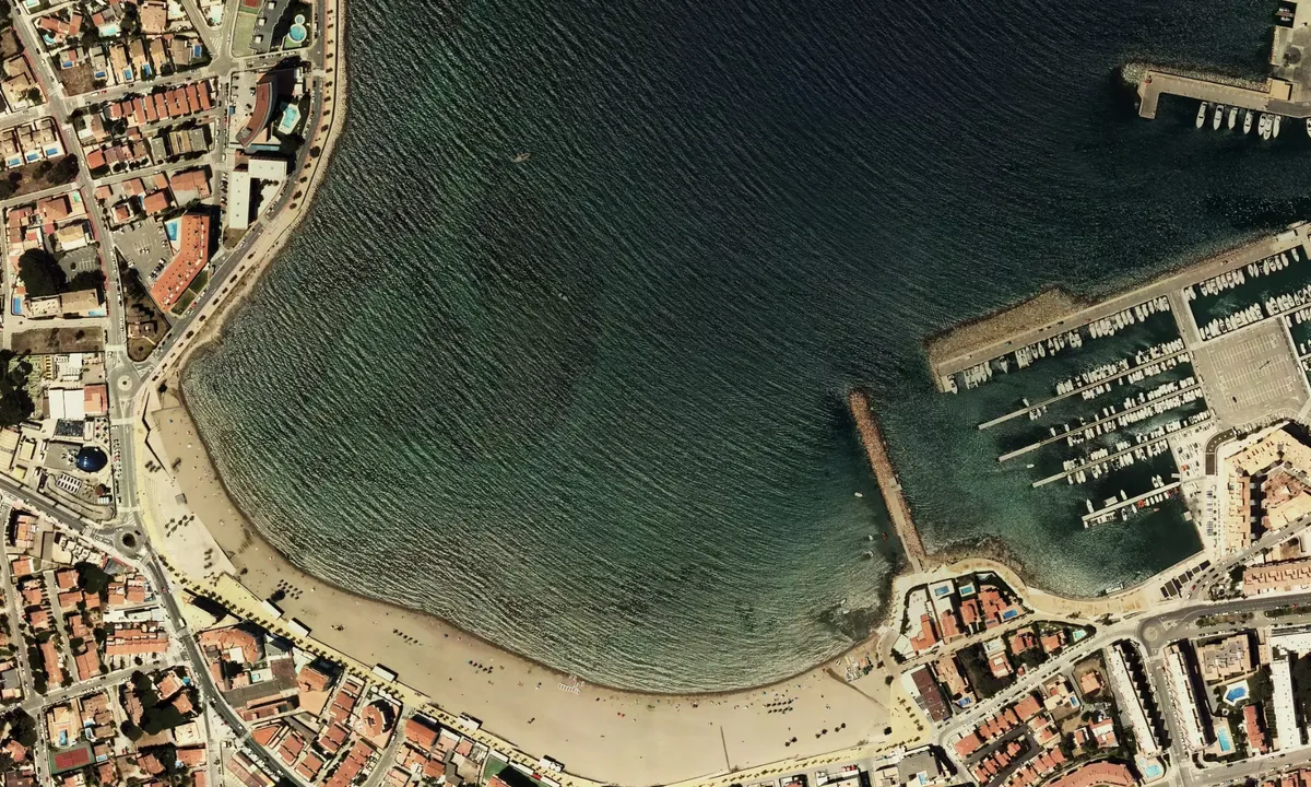Flyfoto av Cala de la Clota