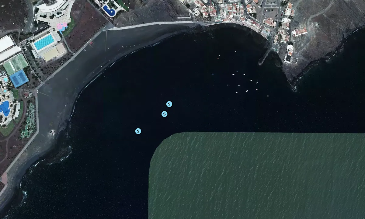 Satelite image of Cala de las Playas