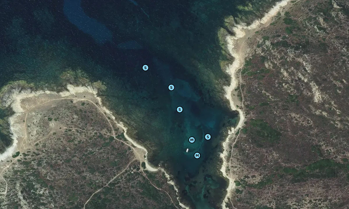 Satelite image of Cala de Malfacu