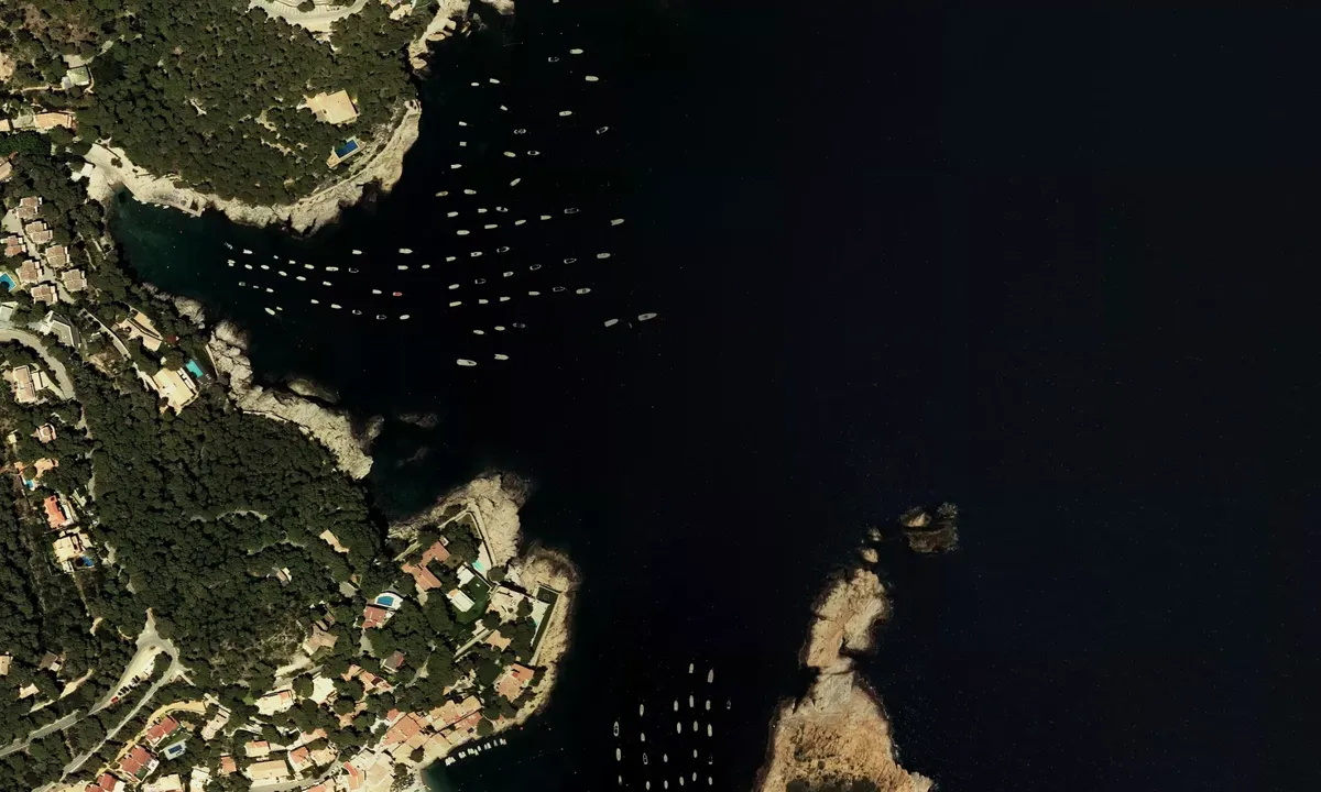 Flyfoto av Cala De Sa Tuna