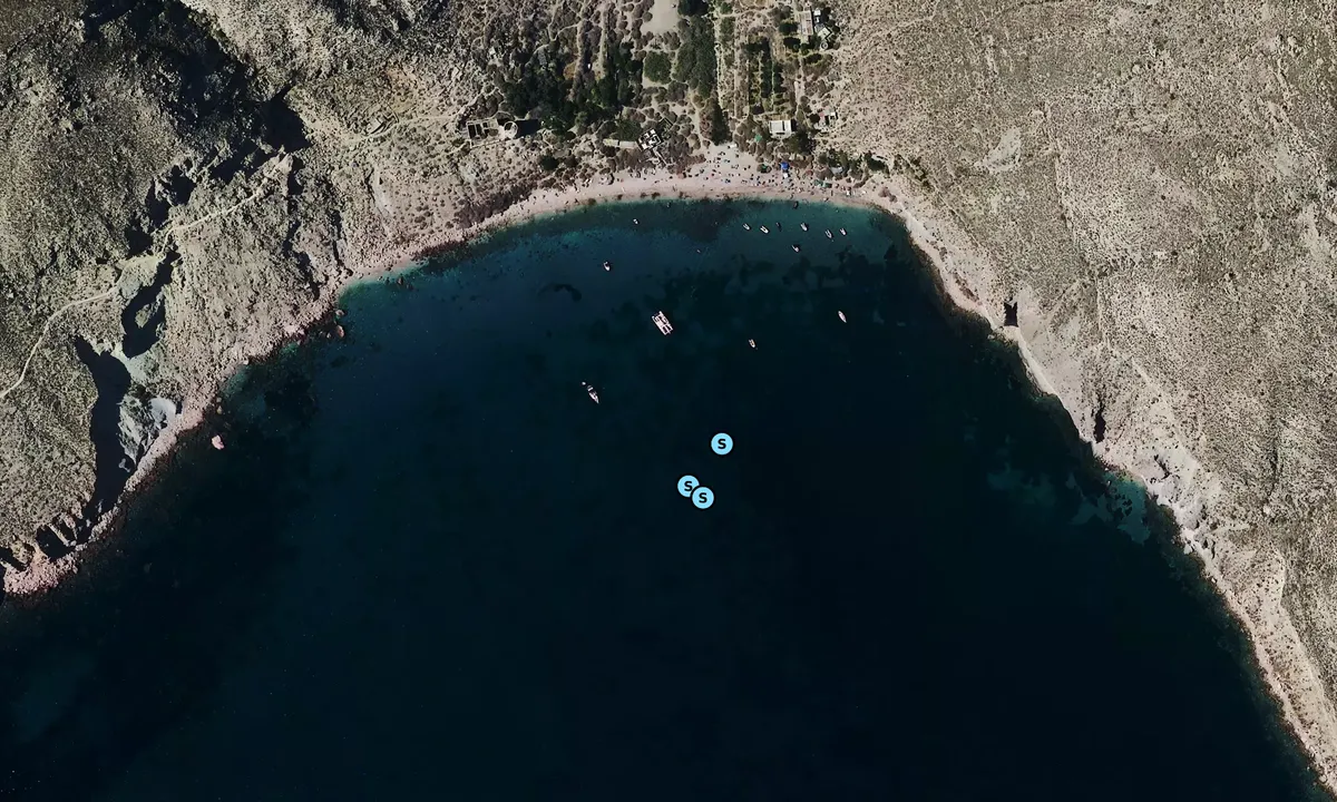 Satelite image of Cala de San Pedro 1