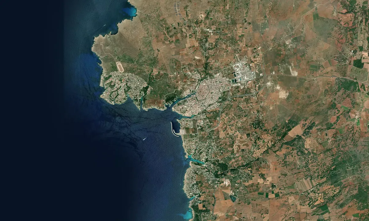 Flyfoto av Cala Degollador