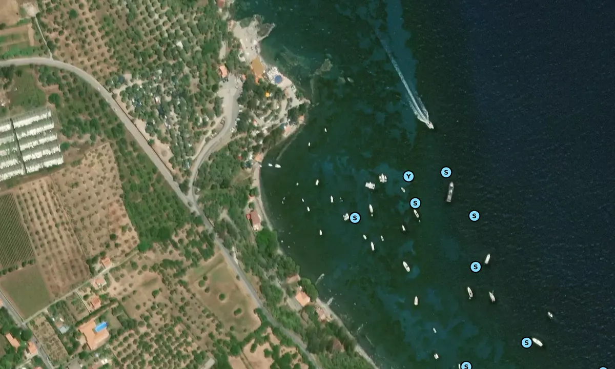 Satelite image of Cala dei Liparoti