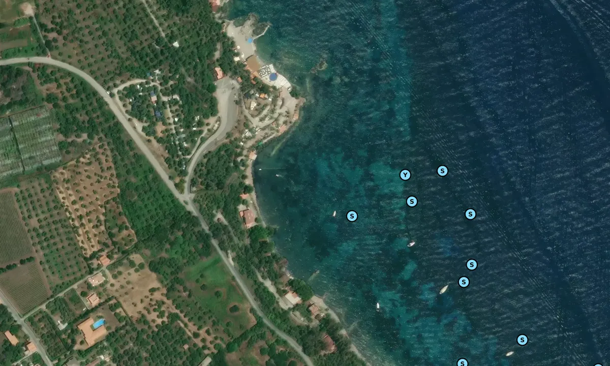 Satelite image of Cala dei Liparoti