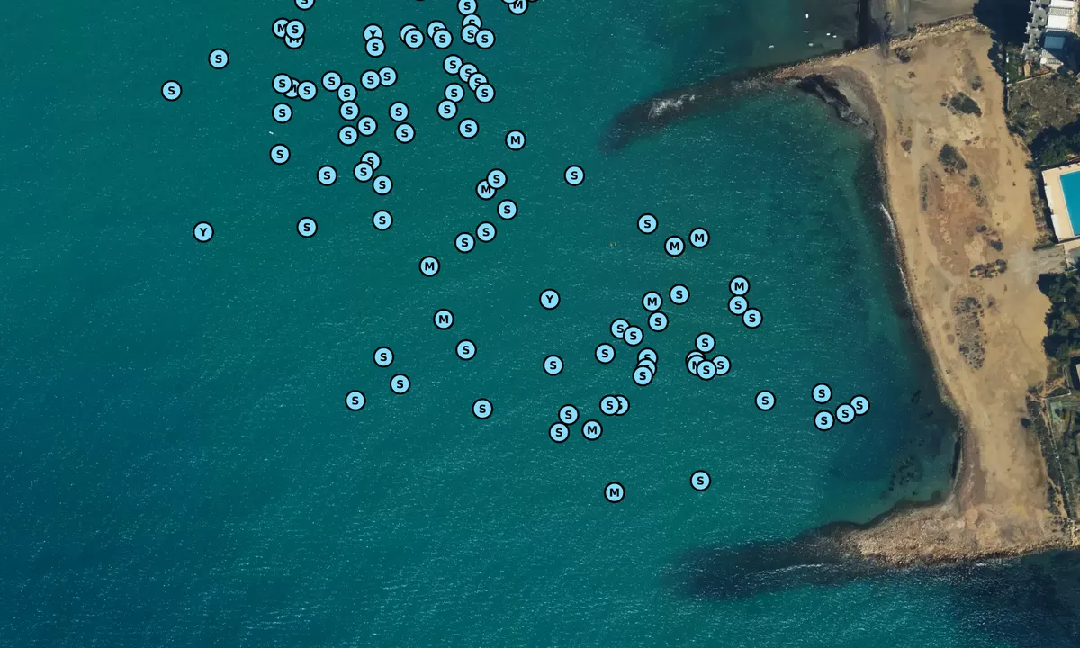 Satelite image of Cala del amor