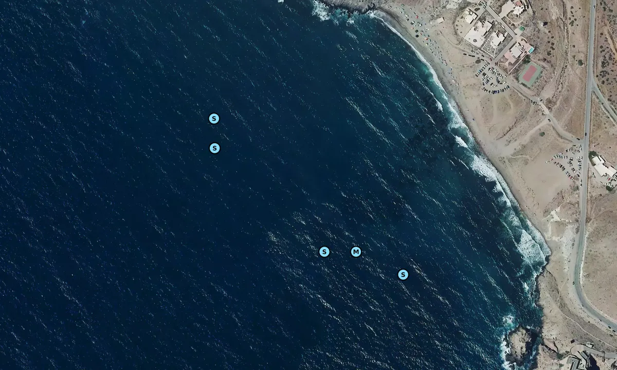Satelite image of Cala del Corralete