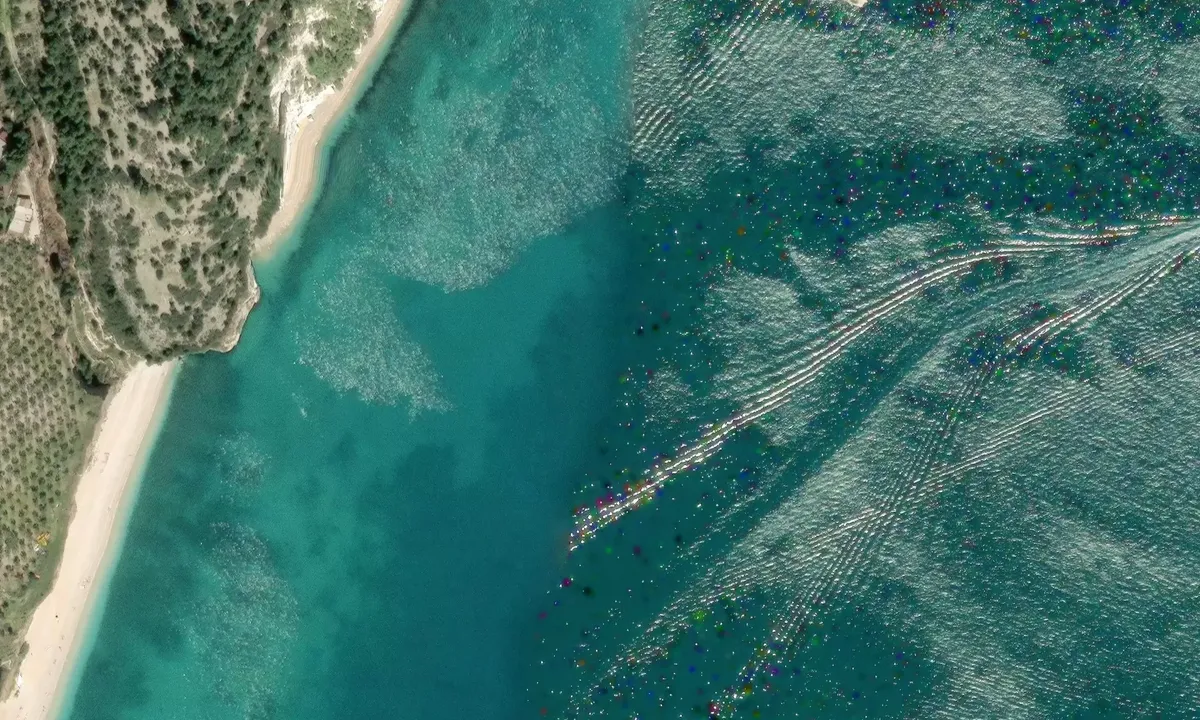 Satelite image of Cala del Fico - Foggia
