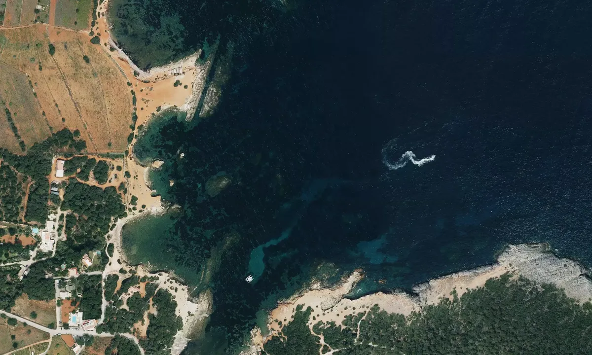 Flyfoto av Cala Del Lleo