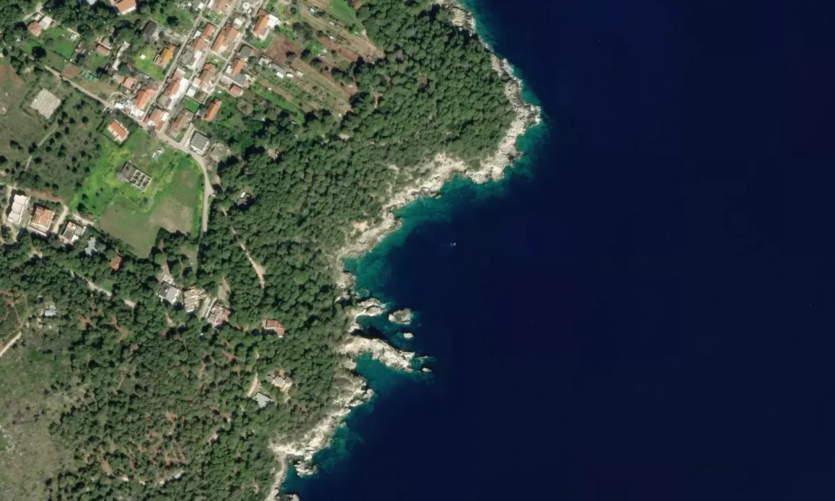 Flyfoto av Cala del Pigno