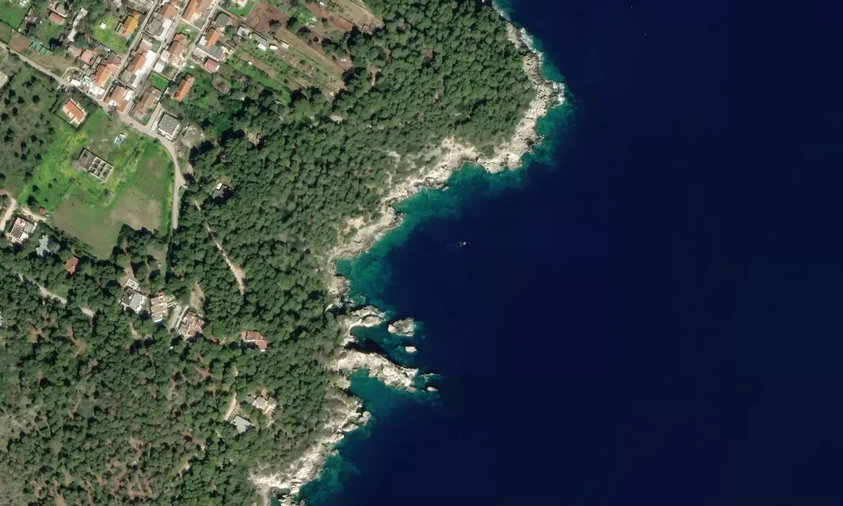Satelite image of Cala del Pigno