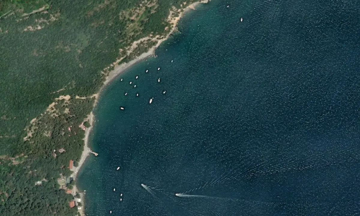 Flyfoto av Cala del Pozzale