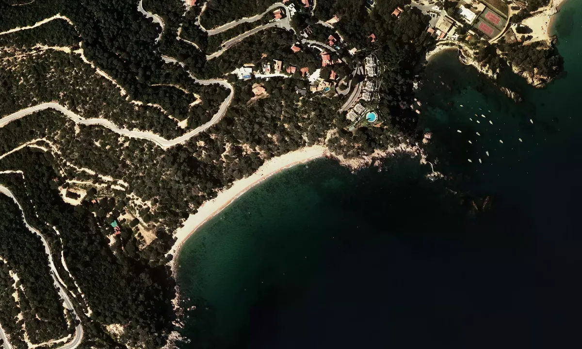 Flyfoto av Cala del Sr.Ramon