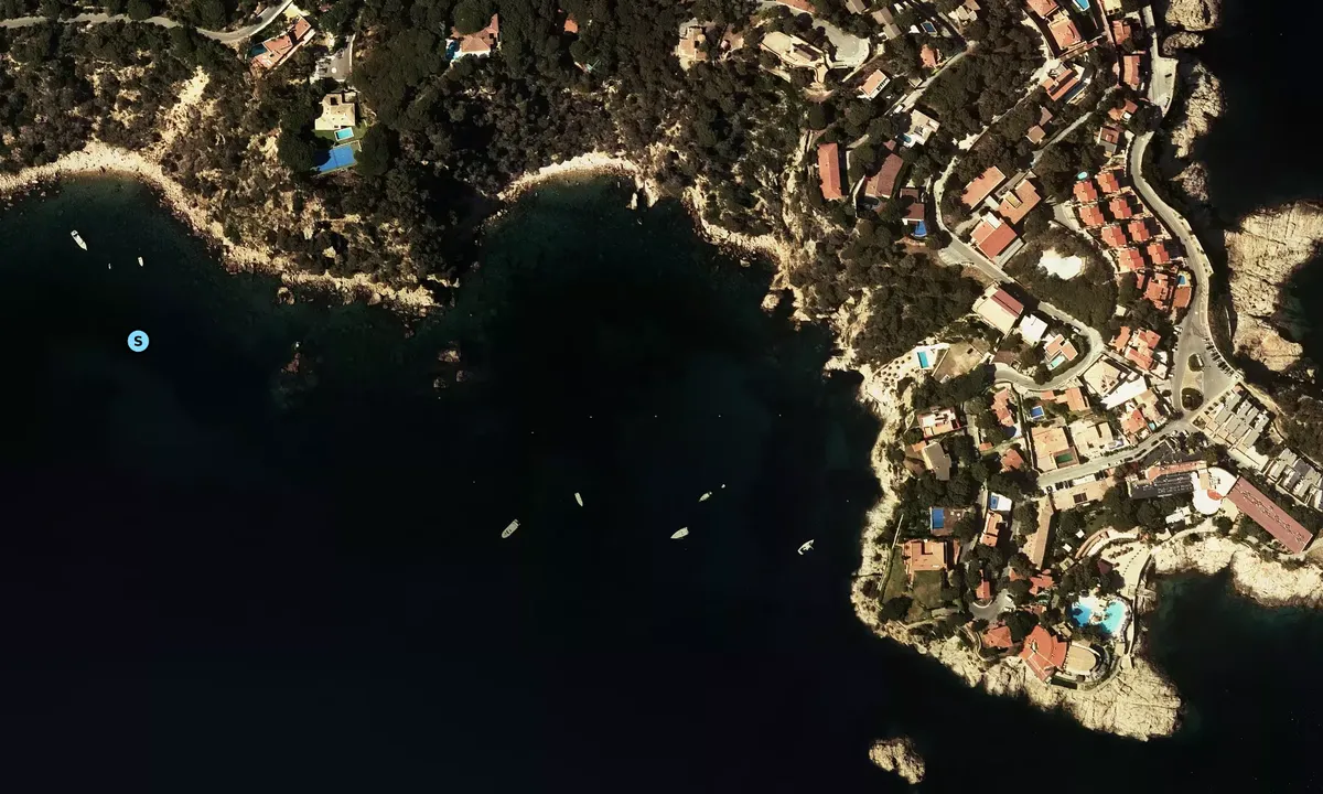 Satelite image of Cala del Vigatà