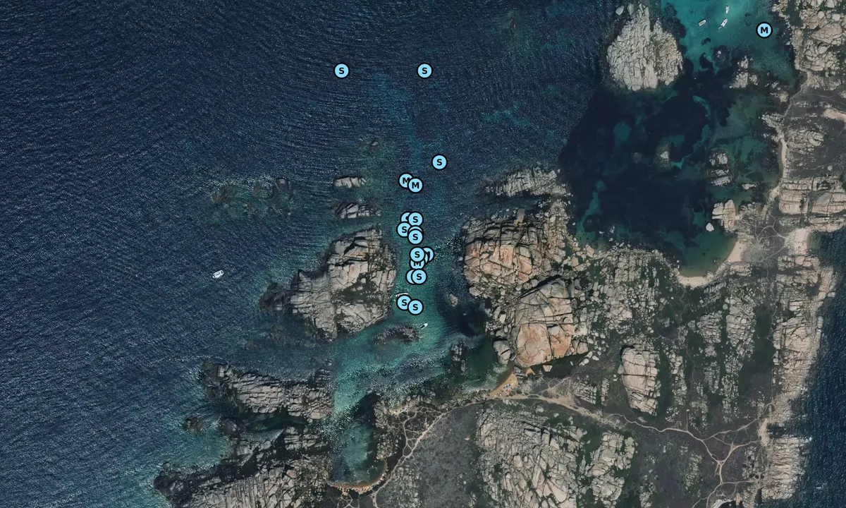 Satelite image of Cala della Chiesa