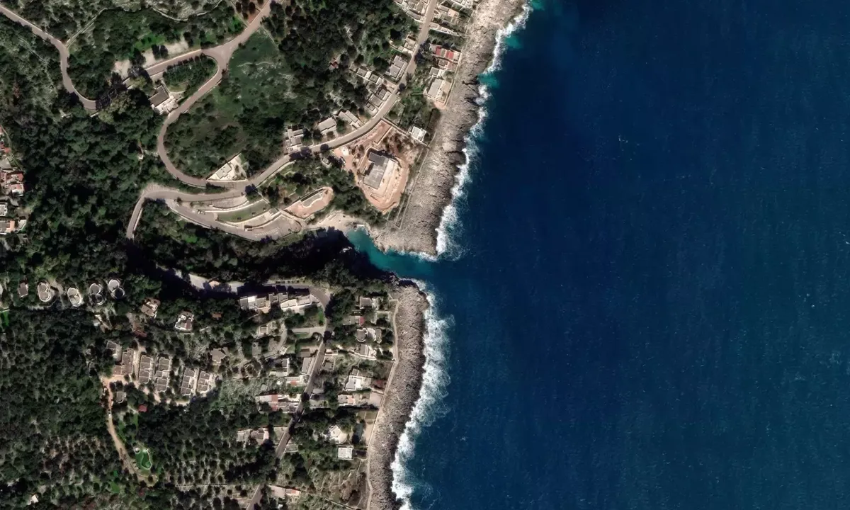 Satelite image of Cala dell'Acquaviva