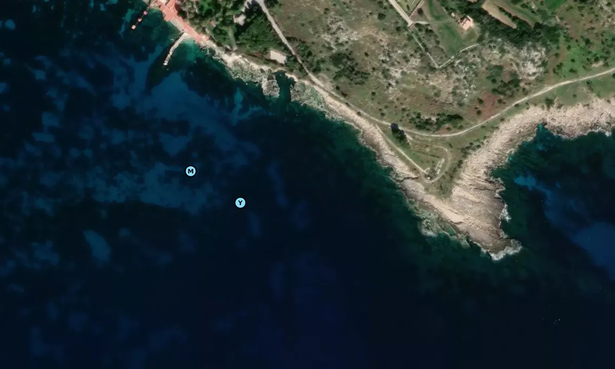 Satelite image of Cala Delle Monache