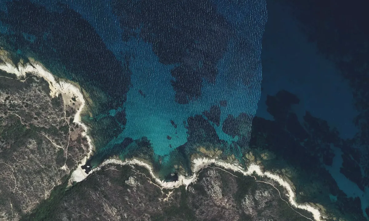 Flyfoto av Cala di Fecciajo