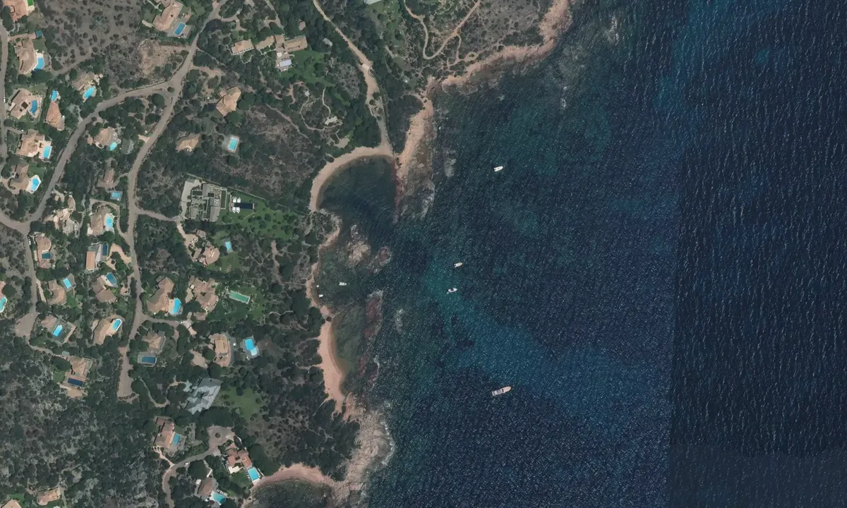 Satelite image of Cala di i Purcilli