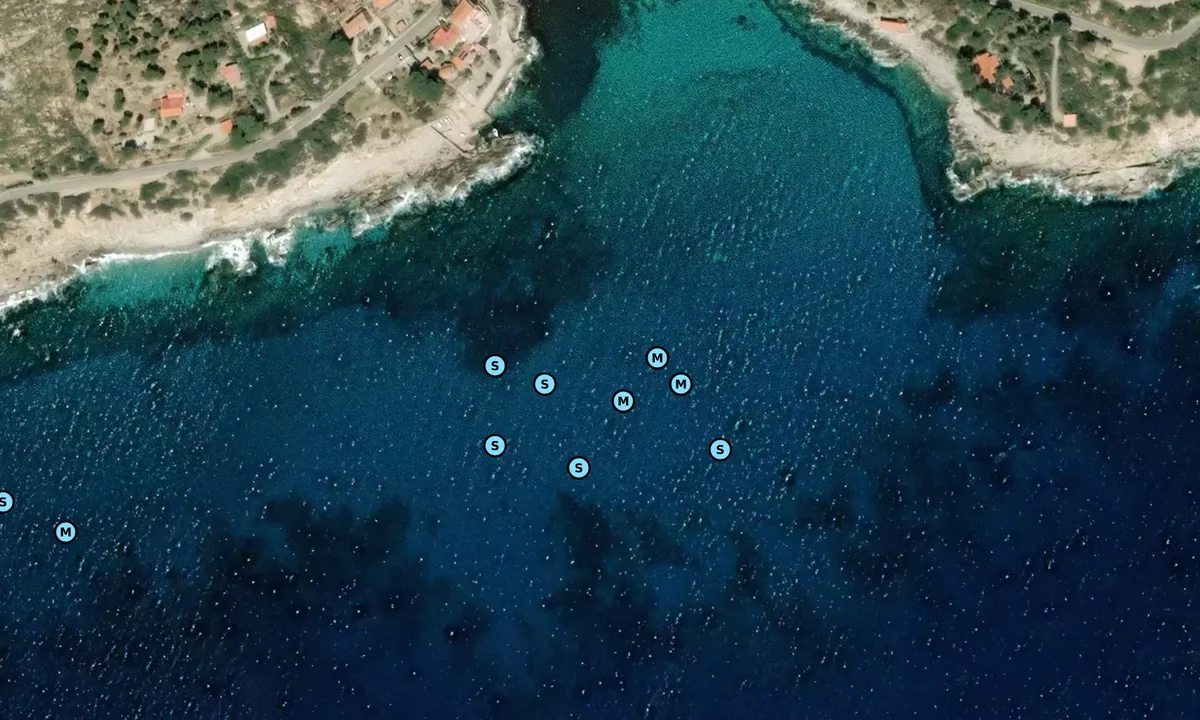 Satelite image of Cala di Seccheto
