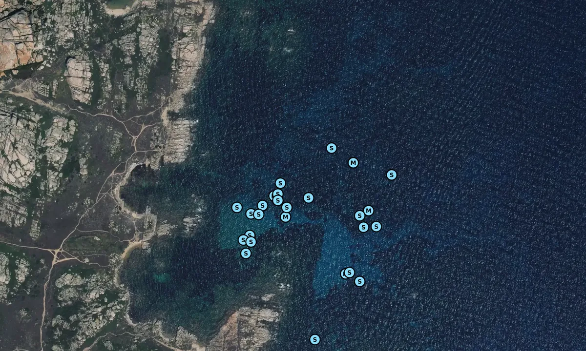 Satelite image of Cala di u Grecu
