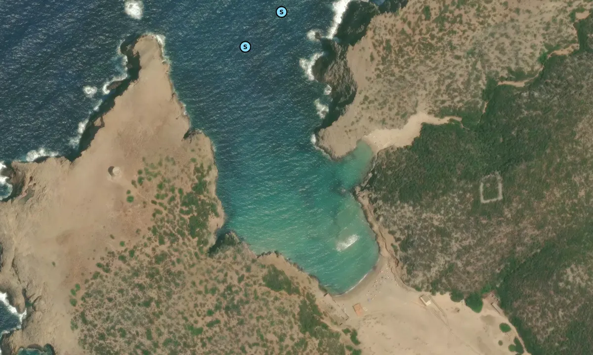 Satelite image of Cala Domestica