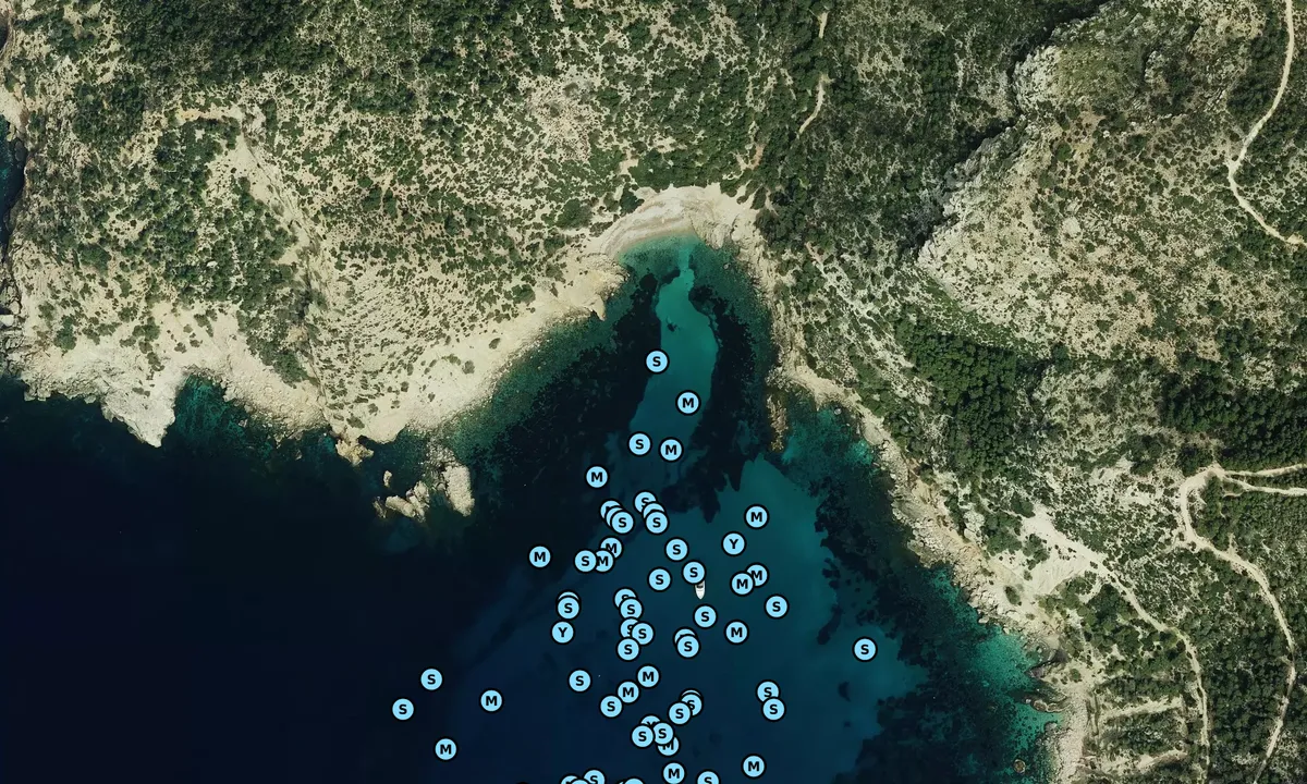 Satelite image of Cala Egos