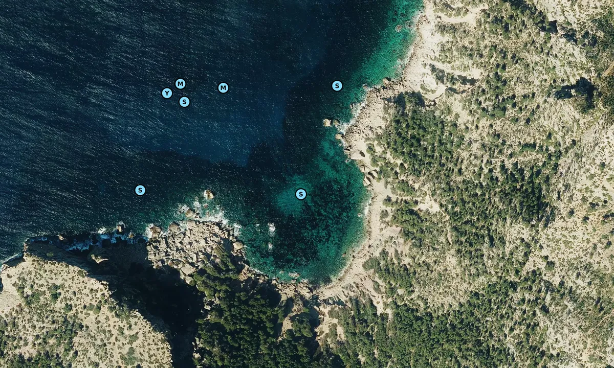 Satelite image of Cala en Basset