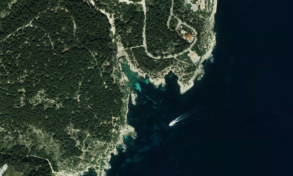 Flyfoto av Cala Falcó - Badia de Palma