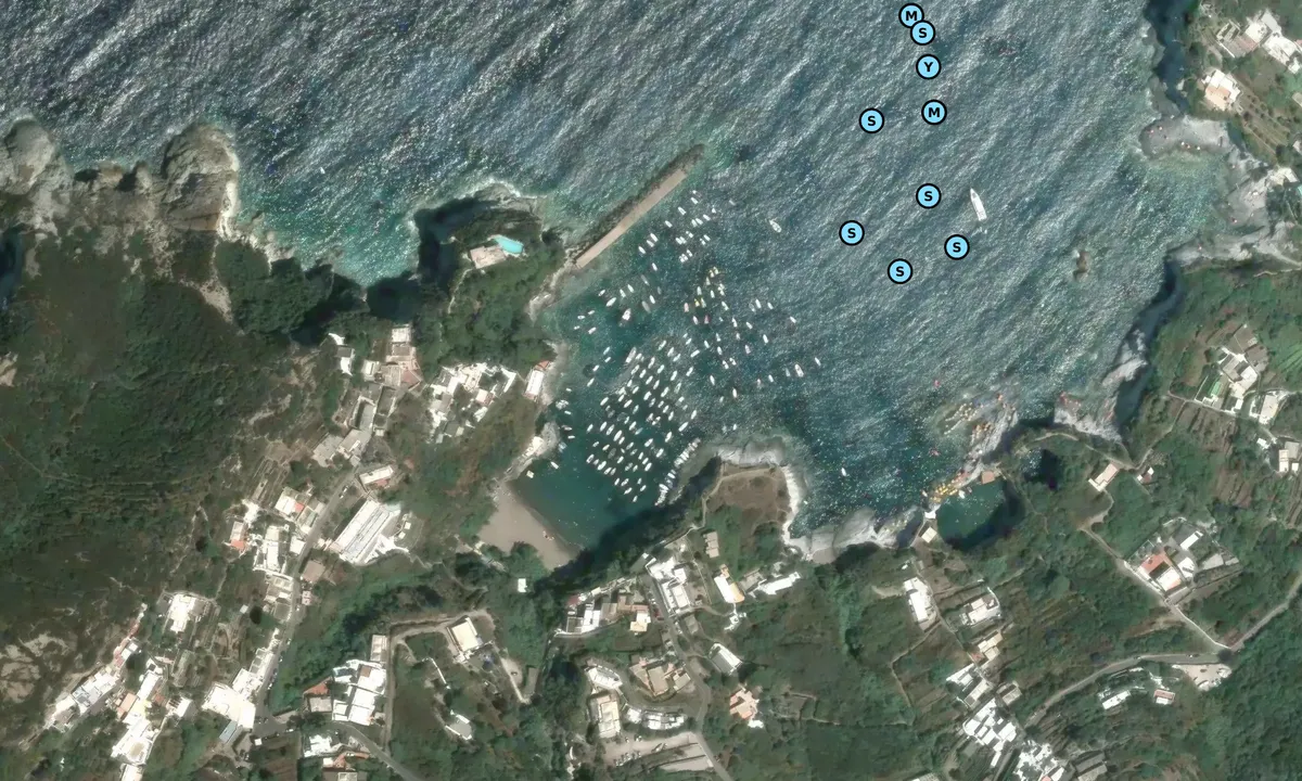Satelite image of Cala Feola