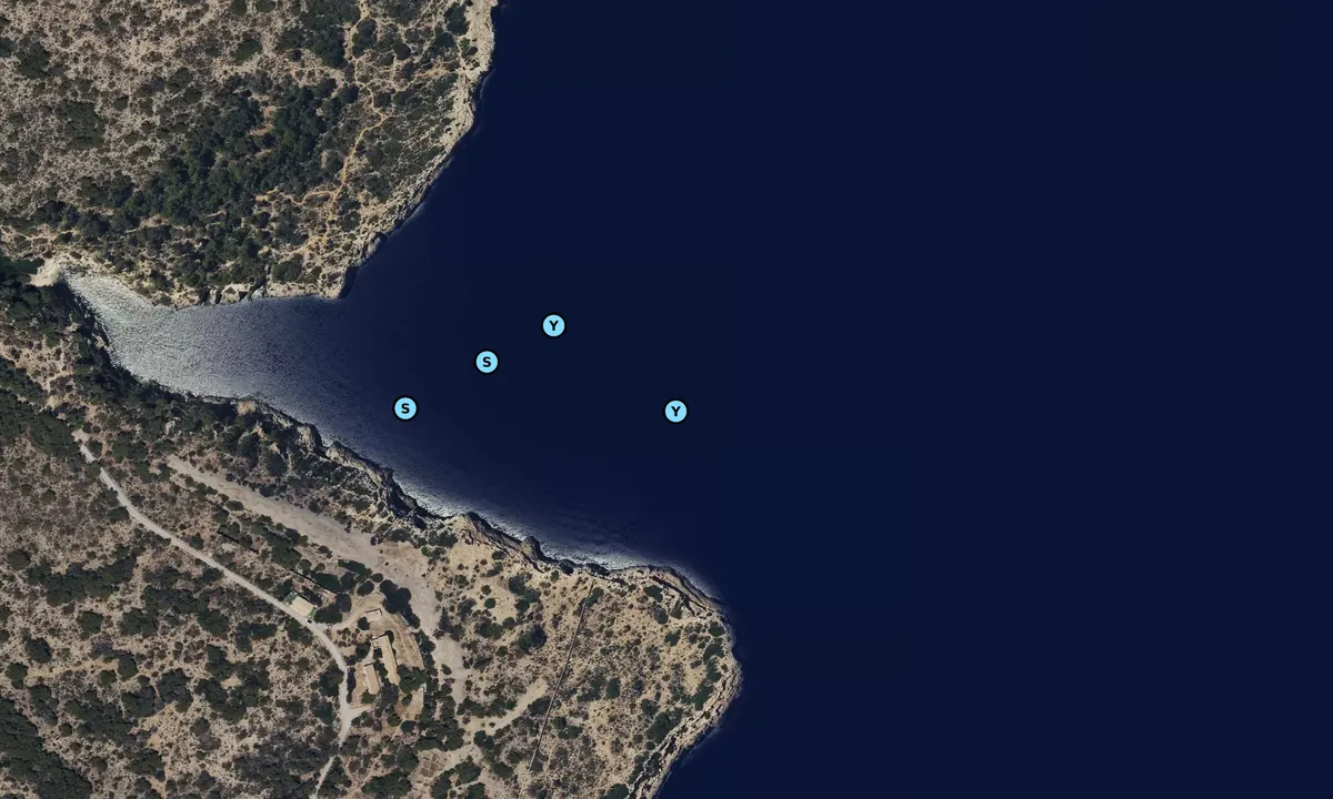 Satelite image of Cala figuera
